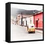 ¡Viva Mexico! Square Collection - Mexican Street with Tuk Tuk-Philippe Hugonnard-Framed Stretched Canvas