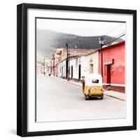 ¡Viva Mexico! Square Collection - Mexican Street with Tuk Tuk-Philippe Hugonnard-Framed Photographic Print