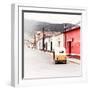 ¡Viva Mexico! Square Collection - Mexican Street with Tuk Tuk-Philippe Hugonnard-Framed Photographic Print