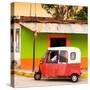 ¡Viva Mexico! Square Collection - Mexican Tuk Tuk-Philippe Hugonnard-Stretched Canvas