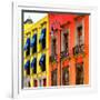 ¡Viva Mexico! Square Collection - Mexico City Colorful Facades II-Philippe Hugonnard-Framed Photographic Print