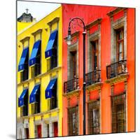 ¡Viva Mexico! Square Collection - Mexico City Colorful Facades II-Philippe Hugonnard-Mounted Photographic Print