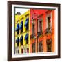 ¡Viva Mexico! Square Collection - Mexico City Colorful Facades II-Philippe Hugonnard-Framed Photographic Print