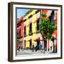 ¡Viva Mexico! Square Collection - Mexico City Colorful Facades-Philippe Hugonnard-Framed Photographic Print