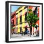 ¡Viva Mexico! Square Collection - Mexico City Colorful Facades-Philippe Hugonnard-Framed Photographic Print