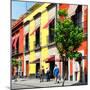 ¡Viva Mexico! Square Collection - Mexico City Colorful Facades-Philippe Hugonnard-Mounted Photographic Print