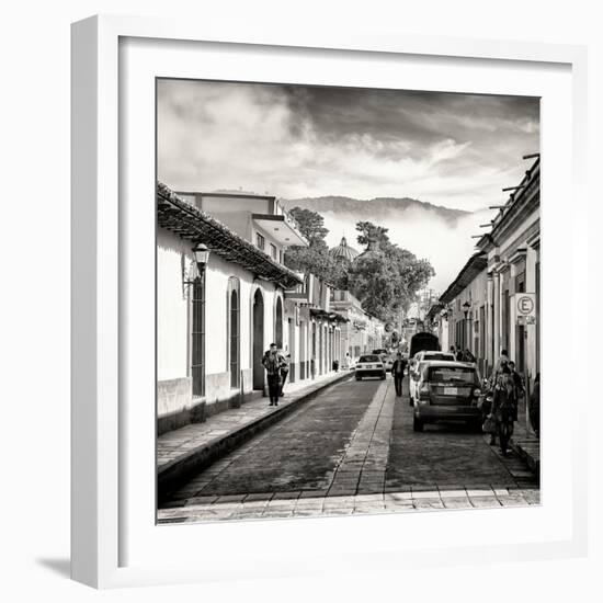 ¡Viva Mexico! Square Collection - Morning in San Cristobal de Las Casas-Philippe Hugonnard-Framed Photographic Print