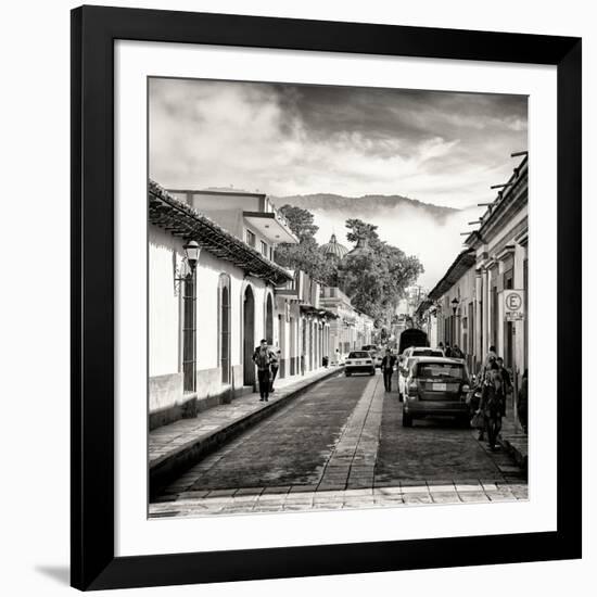 ¡Viva Mexico! Square Collection - Morning in San Cristobal de Las Casas-Philippe Hugonnard-Framed Photographic Print