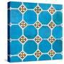 ¡Viva Mexico! Square Collection - Mosaics Blue Bricks-Philippe Hugonnard-Stretched Canvas