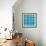¡Viva Mexico! Square Collection - Mosaics Blue Bricks-Philippe Hugonnard-Framed Photographic Print displayed on a wall