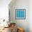 ¡Viva Mexico! Square Collection - Mosaics Blue Bricks-Philippe Hugonnard-Framed Photographic Print displayed on a wall