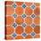 ¡Viva Mexico! Square Collection - Mosaics Orange Bricks-Philippe Hugonnard-Stretched Canvas