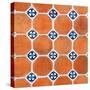 ¡Viva Mexico! Square Collection - Mosaics Orange Bricks-Philippe Hugonnard-Stretched Canvas