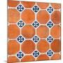 ¡Viva Mexico! Square Collection - Mosaics Orange Bricks-Philippe Hugonnard-Mounted Photographic Print