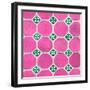 ¡Viva Mexico! Square Collection - Mosaics Pink Bricks-Philippe Hugonnard-Framed Photographic Print