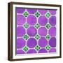 ¡Viva Mexico! Square Collection - Mosaics Purple Bricks-Philippe Hugonnard-Framed Photographic Print