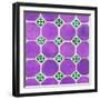 ¡Viva Mexico! Square Collection - Mosaics Purple Bricks-Philippe Hugonnard-Framed Photographic Print