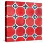 ¡Viva Mexico! Square Collection - Mosaics Red Bricks-Philippe Hugonnard-Stretched Canvas