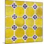 ¡Viva Mexico! Square Collection - Mosaics Yellow Bricks-Philippe Hugonnard-Mounted Photographic Print