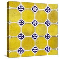 ¡Viva Mexico! Square Collection - Mosaics Yellow Bricks-Philippe Hugonnard-Stretched Canvas