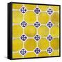 ¡Viva Mexico! Square Collection - Mosaics Yellow Bricks-Philippe Hugonnard-Framed Stretched Canvas