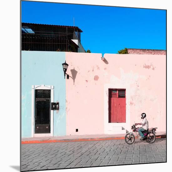 ¡Viva Mexico! Square Collection - Motorbike Ride in Campeche II-Philippe Hugonnard-Mounted Photographic Print