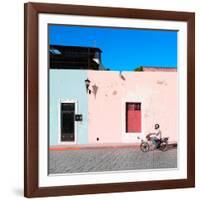 ¡Viva Mexico! Square Collection - Motorbike Ride in Campeche II-Philippe Hugonnard-Framed Photographic Print