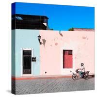 ¡Viva Mexico! Square Collection - Motorbike Ride in Campeche II-Philippe Hugonnard-Stretched Canvas