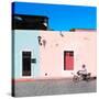 ¡Viva Mexico! Square Collection - Motorbike Ride in Campeche II-Philippe Hugonnard-Stretched Canvas