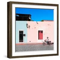 ¡Viva Mexico! Square Collection - Motorbike Ride in Campeche II-Philippe Hugonnard-Framed Photographic Print