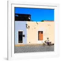 ¡Viva Mexico! Square Collection - Motorbike Ride in Campeche-Philippe Hugonnard-Framed Photographic Print