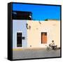 ¡Viva Mexico! Square Collection - Motorbike Ride in Campeche-Philippe Hugonnard-Framed Stretched Canvas