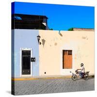 ¡Viva Mexico! Square Collection - Motorbike Ride in Campeche-Philippe Hugonnard-Stretched Canvas