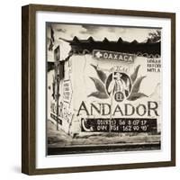 ¡Viva Mexico! Square Collection - Oaxaca Sign III-Philippe Hugonnard-Framed Photographic Print