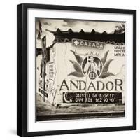 ¡Viva Mexico! Square Collection - Oaxaca Sign III-Philippe Hugonnard-Framed Photographic Print