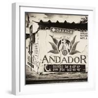 ¡Viva Mexico! Square Collection - Oaxaca Sign III-Philippe Hugonnard-Framed Photographic Print