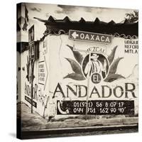 ¡Viva Mexico! Square Collection - Oaxaca Sign III-Philippe Hugonnard-Stretched Canvas