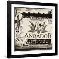 ¡Viva Mexico! Square Collection - Oaxaca Sign III-Philippe Hugonnard-Framed Photographic Print