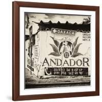 ¡Viva Mexico! Square Collection - Oaxaca Sign III-Philippe Hugonnard-Framed Photographic Print