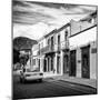 ¡Viva Mexico! Square Collection - Oaxaca Street with Yellow Taxi II-Philippe Hugonnard-Mounted Photographic Print