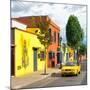 ¡Viva Mexico! Square Collection - Oaxaca Street-Philippe Hugonnard-Mounted Photographic Print