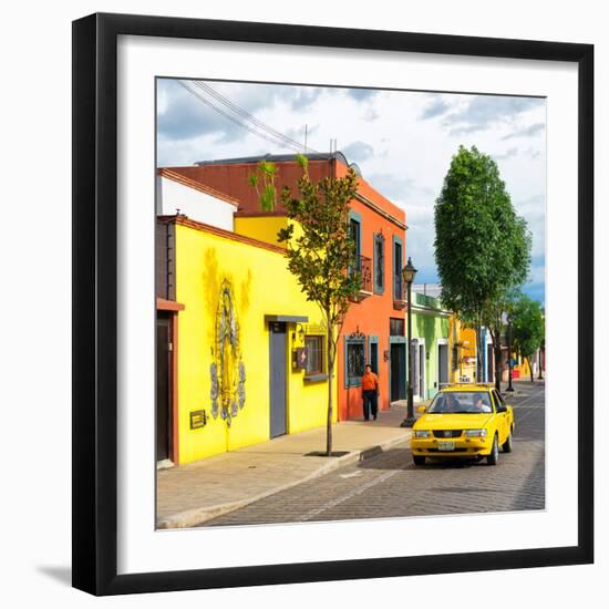 ¡Viva Mexico! Square Collection - Oaxaca Street-Philippe Hugonnard-Framed Photographic Print