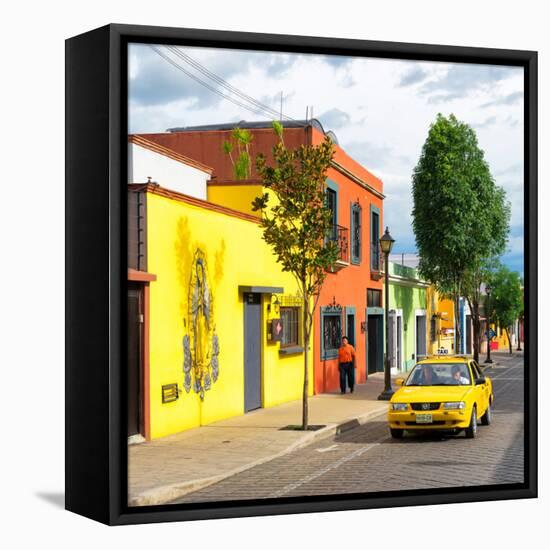 ¡Viva Mexico! Square Collection - Oaxaca Street-Philippe Hugonnard-Framed Stretched Canvas