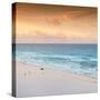 ¡Viva Mexico! Square Collection - Ocean View at Sunset in Cancun II-Philippe Hugonnard-Stretched Canvas