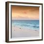 ¡Viva Mexico! Square Collection - Ocean View at Sunset in Cancun II-Philippe Hugonnard-Framed Photographic Print