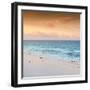 ¡Viva Mexico! Square Collection - Ocean View at Sunset in Cancun II-Philippe Hugonnard-Framed Photographic Print