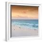 ¡Viva Mexico! Square Collection - Ocean View at Sunset in Cancun II-Philippe Hugonnard-Framed Photographic Print