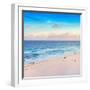 ¡Viva Mexico! Square Collection - Ocean View at Sunset in Cancun-Philippe Hugonnard-Framed Photographic Print