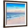 ¡Viva Mexico! Square Collection - Ocean View at Sunset in Cancun-Philippe Hugonnard-Framed Photographic Print