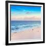 ¡Viva Mexico! Square Collection - Ocean View at Sunset in Cancun-Philippe Hugonnard-Framed Photographic Print